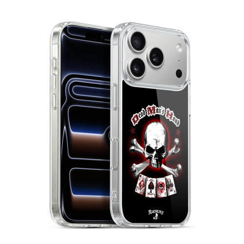 Alchemy Gothic Skull And Cards Dead Man's Hand Soft Gel Case for Apple iPhone 17 Pro