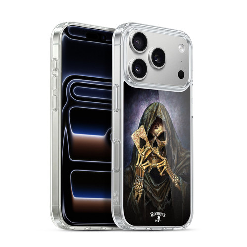 Alchemy Gothic Skull And Cards Reaper's Ace Soft Gel Case for Apple iPhone 17 Pro