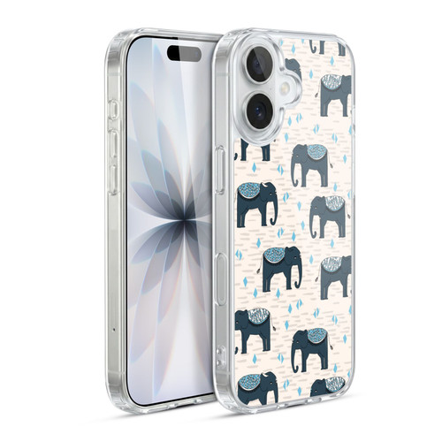 Andrea Lauren Design Animals Elephant Soft Gel Case for Apple iPhone 17