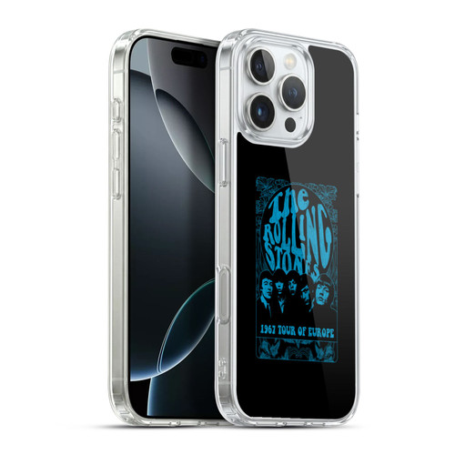The Rolling Stones Tours Europe 1967 Soft Gel Case for Apple iPhone 16 Pro Max & MagSafe