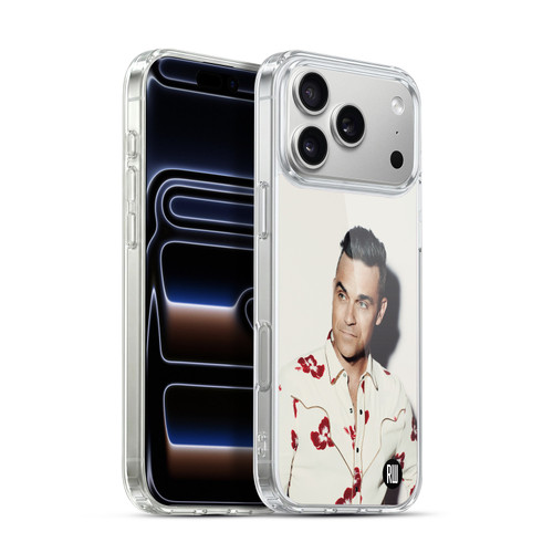 Robbie Williams Calendar Floral Shirt Soft Gel Case for Apple iPhone 17 Pro Max