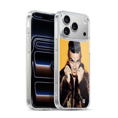 Robbie Williams Calendar Fur Coat Soft Gel Case for Apple iPhone 17 Pro Max