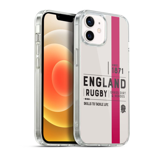 England Rugby Union History Since 1871 Soft Gel Case for Apple iPhone 12 / iPhone 12 Pro & MagSafe