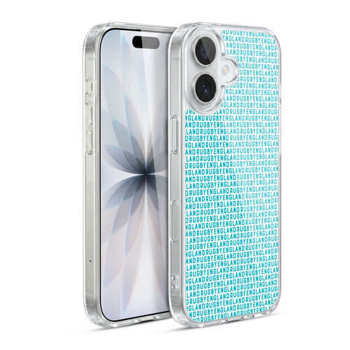 England Rugby Union History Pattern Soft Gel Case for Apple iPhone 17