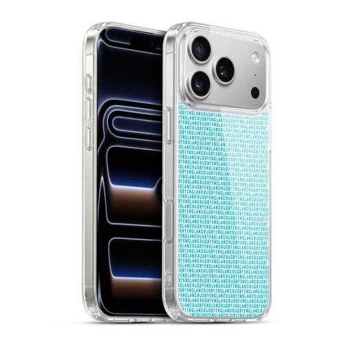 England Rugby Union History Pattern Soft Gel Case for Apple iPhone 17 Pro Max