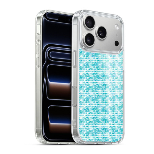England Rugby Union History Pattern Soft Gel Case for Apple iPhone 17 Pro
