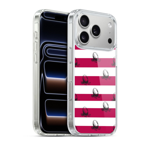 England Rugby Union History Pattern 2 Soft Gel Case for Apple iPhone 17 Pro