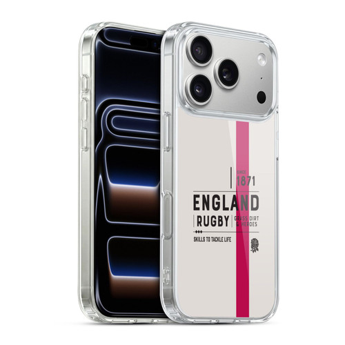 England Rugby Union History Since 1871 Soft Gel Case for Apple iPhone 17 Pro