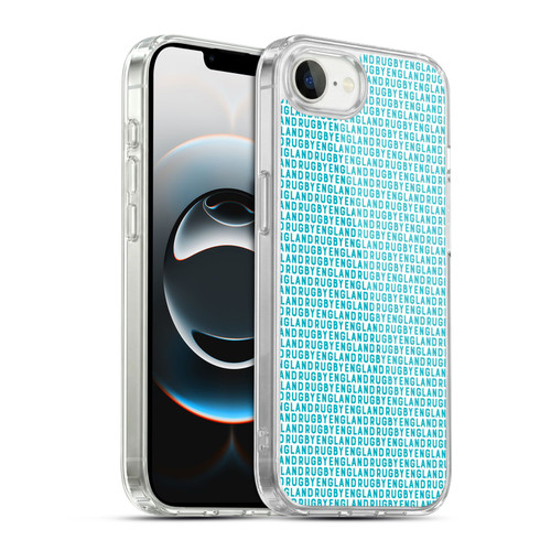 England Rugby Union History Pattern Soft Gel Case for Apple iPhone 16e / Apple iPhone 17e & MagSafe