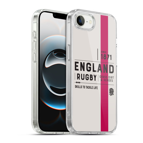 England Rugby Union History Since 1871 Soft Gel Case for Apple iPhone 16e / Apple iPhone 17e & MagSafe