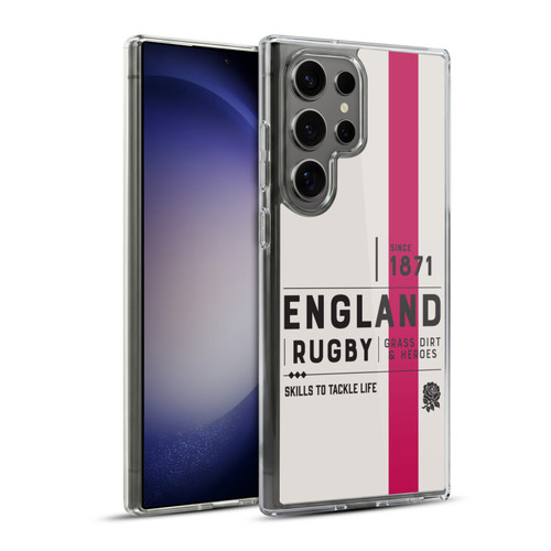 England Rugby Union History Since 1871 Soft Gel Case for Samsung Galaxy S23 Ultra 5G & MagSafe