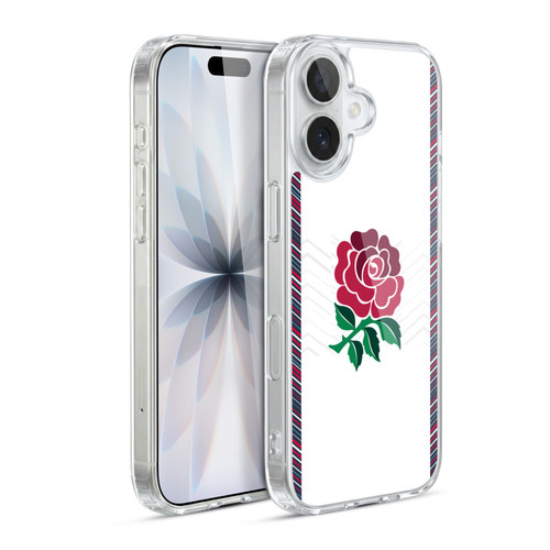 England Rugby Union 2024/25 Crest Kit Home Soft Gel Case for Apple iPhone 17