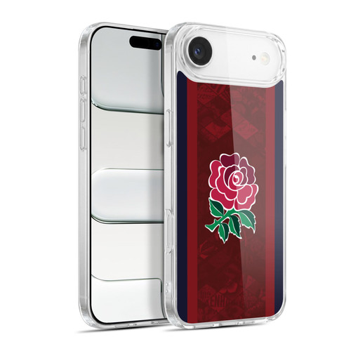 England Rugby Union 2024/25 Crest Kit Alternate Soft Gel Case for Apple iPhone 17 Air