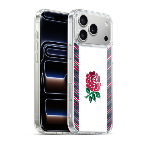 England Rugby Union 2024/25 Crest Kit Home Soft Gel Case for Apple iPhone 17 Pro Max