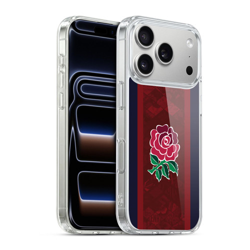 England Rugby Union 2024/25 Crest Kit Alternate Soft Gel Case for Apple iPhone 17 Pro