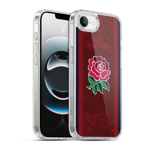 England Rugby Union 2024/25 Crest Kit Alternate Soft Gel Case for Apple iPhone 16e / Apple iPhone 17e & MagSafe