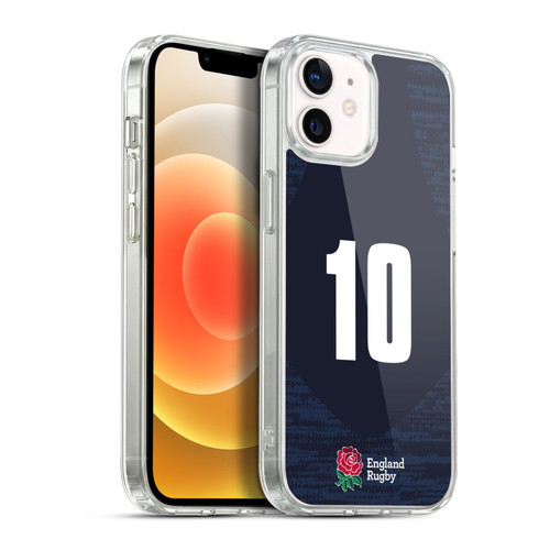 England Rugby Union 2020/21 Players Away Kit Position 10 Soft Gel Case for Apple iPhone 12 / iPhone 12 Pro & MagSafe