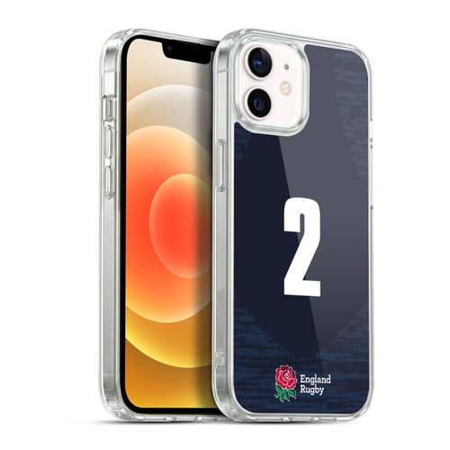 England Rugby Union 2020/21 Players Away Kit Position 2 Soft Gel Case for Apple iPhone 12 / iPhone 12 Pro & MagSafe