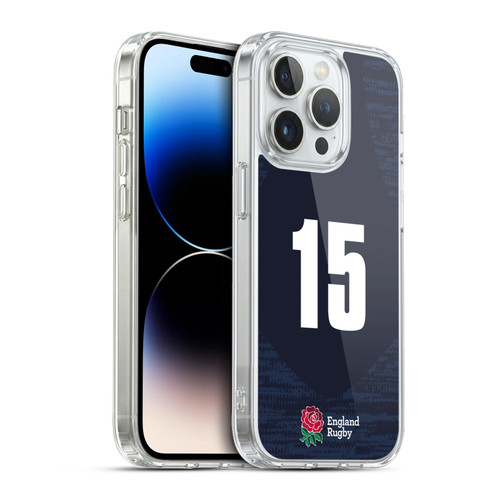 England Rugby Union 2020/21 Players Away Kit Position 15 Soft Gel Case for Apple iPhone 13 Pro & MagSafe