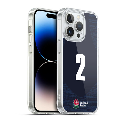England Rugby Union 2020/21 Players Away Kit Position 2 Soft Gel Case for Apple iPhone 13 Pro & MagSafe