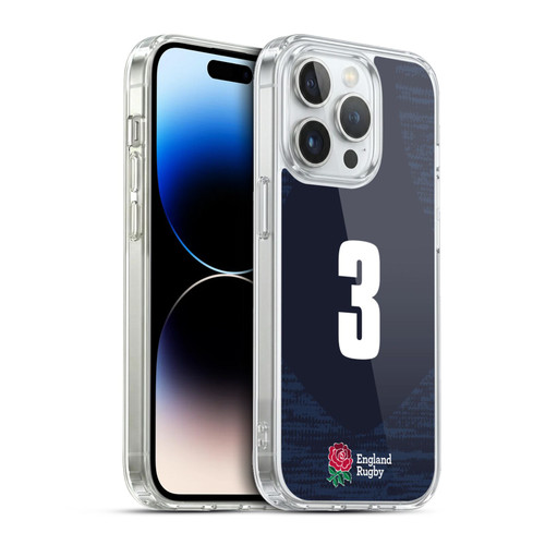 England Rugby Union 2020/21 Players Away Kit Position 3 Soft Gel Case for Apple iPhone 13 Pro & MagSafe