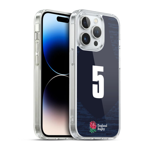 England Rugby Union 2020/21 Players Away Kit Position 5 Soft Gel Case for Apple iPhone 13 Pro & MagSafe