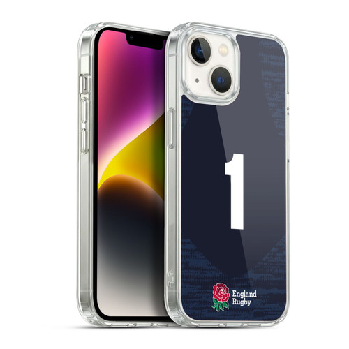 England Rugby Union 2020/21 Players Away Kit Position 1 Soft Gel Case for Apple iPhone 14