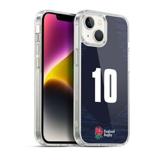 England Rugby Union 2020/21 Players Away Kit Position 10 Soft Gel Case for Apple iPhone 14