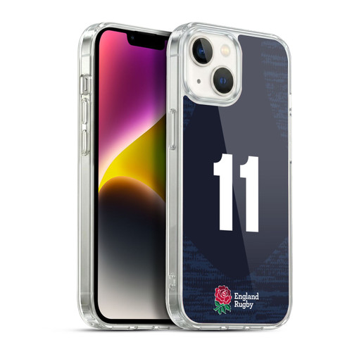 England Rugby Union 2020/21 Players Away Kit Position 11 Soft Gel Case for Apple iPhone 14