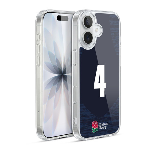 England Rugby Union 2020/21 Players Away Kit Position 4 Soft Gel Case for Apple iPhone 17