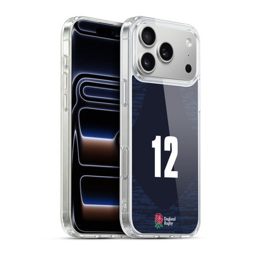 England Rugby Union 2020/21 Players Away Kit Position 12 Soft Gel Case for Apple iPhone 17 Pro Max