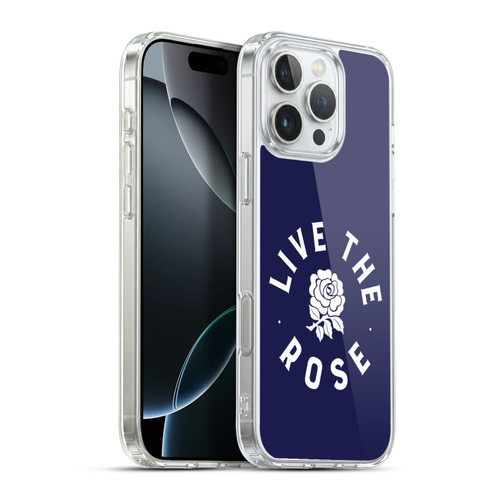 England Rugby Union 2016/17 The Rose Live The Rose 2 Soft Gel Case for Apple iPhone 16 Pro Max & MagSafe