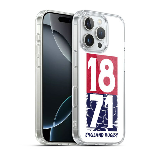 England Rugby Union 2016/17 The Rose 1871 Soft Gel Case for Apple iPhone 16 Pro & MagSafe