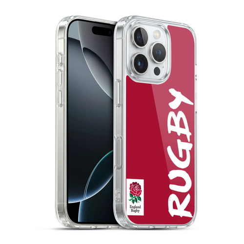 England Rugby Union 2016/17 The Rose Rugby Soft Gel Case for Apple iPhone 16 Pro & MagSafe