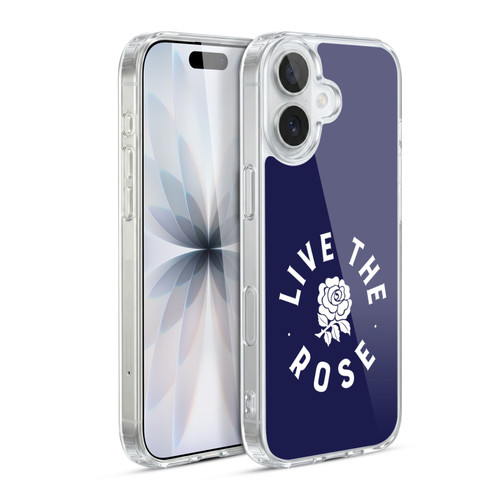 England Rugby Union 2016/17 The Rose Live The Rose 2 Soft Gel Case for Apple iPhone 17
