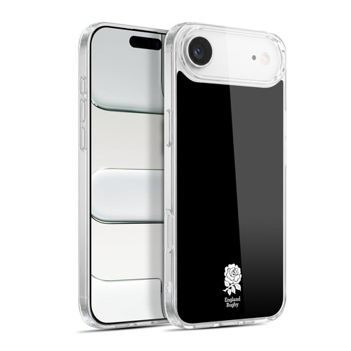England Rugby Union 2016/17 The Rose Plain Black Soft Gel Case for Apple iPhone 17 Air