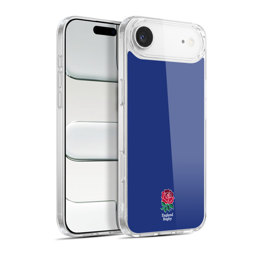 England Rugby Union 2016/17 The Rose Plain Navy Soft Gel Case for Apple iPhone 17 Air