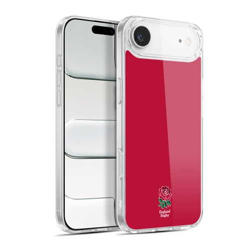 England Rugby Union 2016/17 The Rose Plain Red Soft Gel Case for Apple iPhone 17 Air