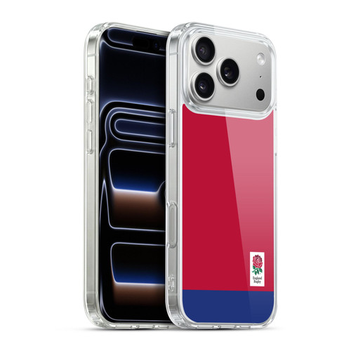 England Rugby Union 2016/17 The Rose Colour Block Soft Gel Case for Apple iPhone 17 Pro Max