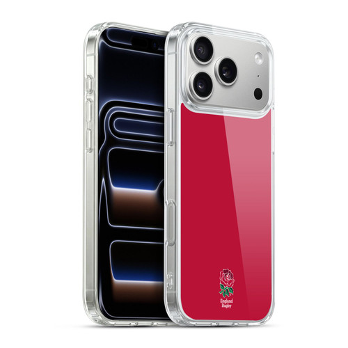 England Rugby Union 2016/17 The Rose Plain Red Soft Gel Case for Apple iPhone 17 Pro Max