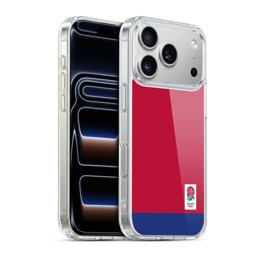 England Rugby Union 2016/17 The Rose Colour Block Soft Gel Case for Apple iPhone 17 Pro