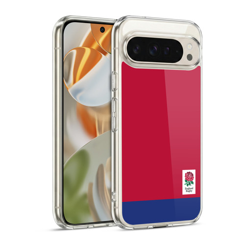 England Rugby Union 2016/17 The Rose Colour Block Soft Gel Case for Google Pixel 9 / Pixel 9 Pro