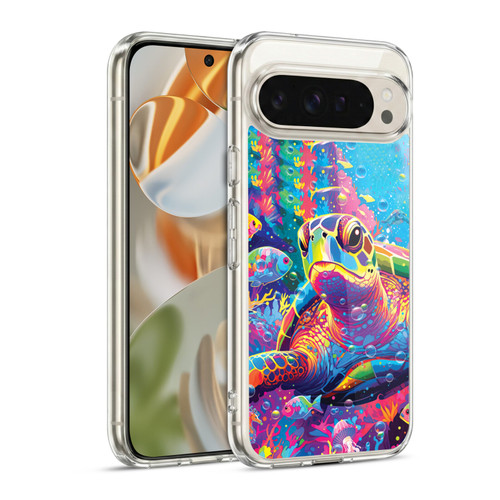 Michael David Ward Animals Turtle Magic Soft Gel Case for Google Pixel 9 / Pixel 9 Pro