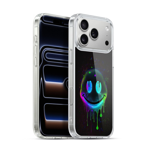 Wumples Cosmic Arts Drip Smiley Soft Gel Case for Apple iPhone 17 Pro Max