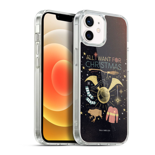 Harry Potter Deathly Hallows XXXII All I Want For Christmas Soft Gel Case for Apple iPhone 12 / iPhone 12 Pro & MagSafe
