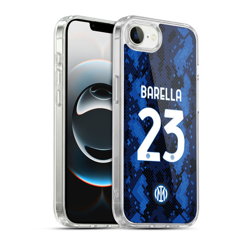 Fc Internazionale Milano 2021/22 Players Home Kit Nicolò Barella Soft Gel Case for Apple iPhone 16e / Apple iPhone 17e & MagSafe