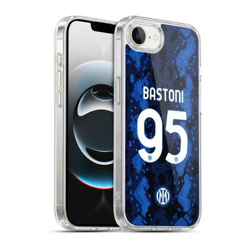 Fc Internazionale Milano 2021/22 Players Home Kit Alessandro Bastoni Soft Gel Case for Apple iPhone 16e / Apple iPhone 17e & MagSafe