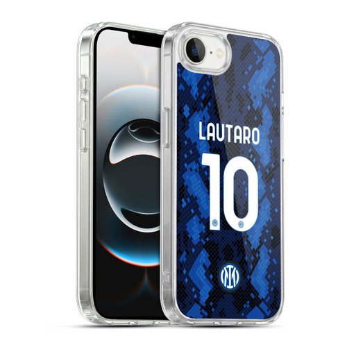 Fc Internazionale Milano 2021/22 Players Home Kit Lautaro Martínez Soft Gel Case for Apple iPhone 16e / Apple iPhone 17e & MagSafe
