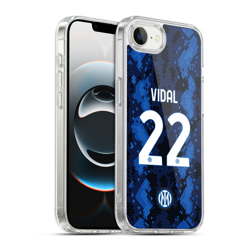 Fc Internazionale Milano 2021/22 Players Home Kit Arturo Vidal Soft Gel Case for Apple iPhone 16e / Apple iPhone 17e & MagSafe