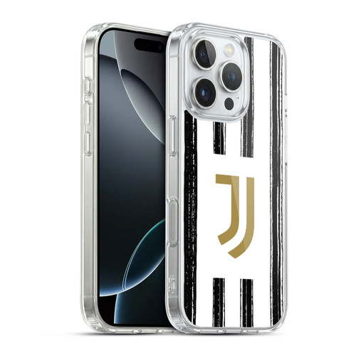 Juventus Football Club 2020/21 Match Kit Home Soft Gel Case for Apple iPhone 16 Pro & MagSafe
